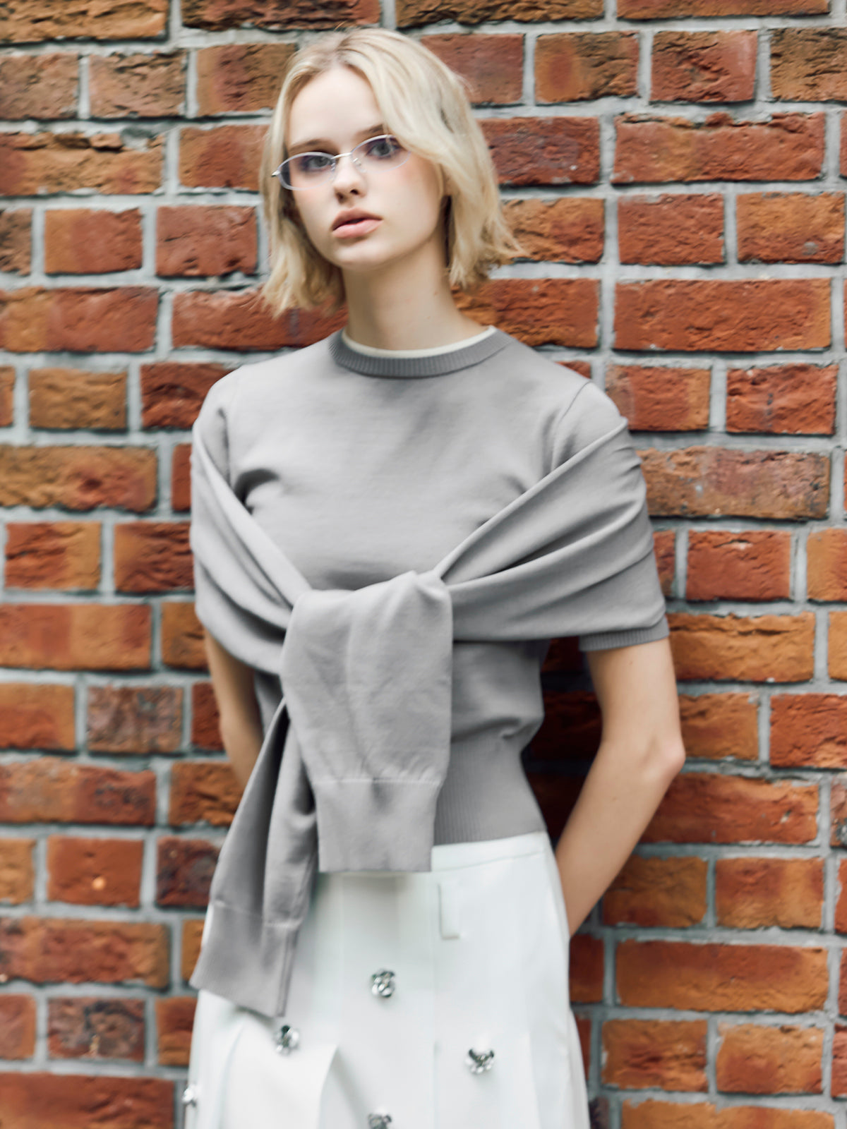 Charlotte - cardigan layered knit