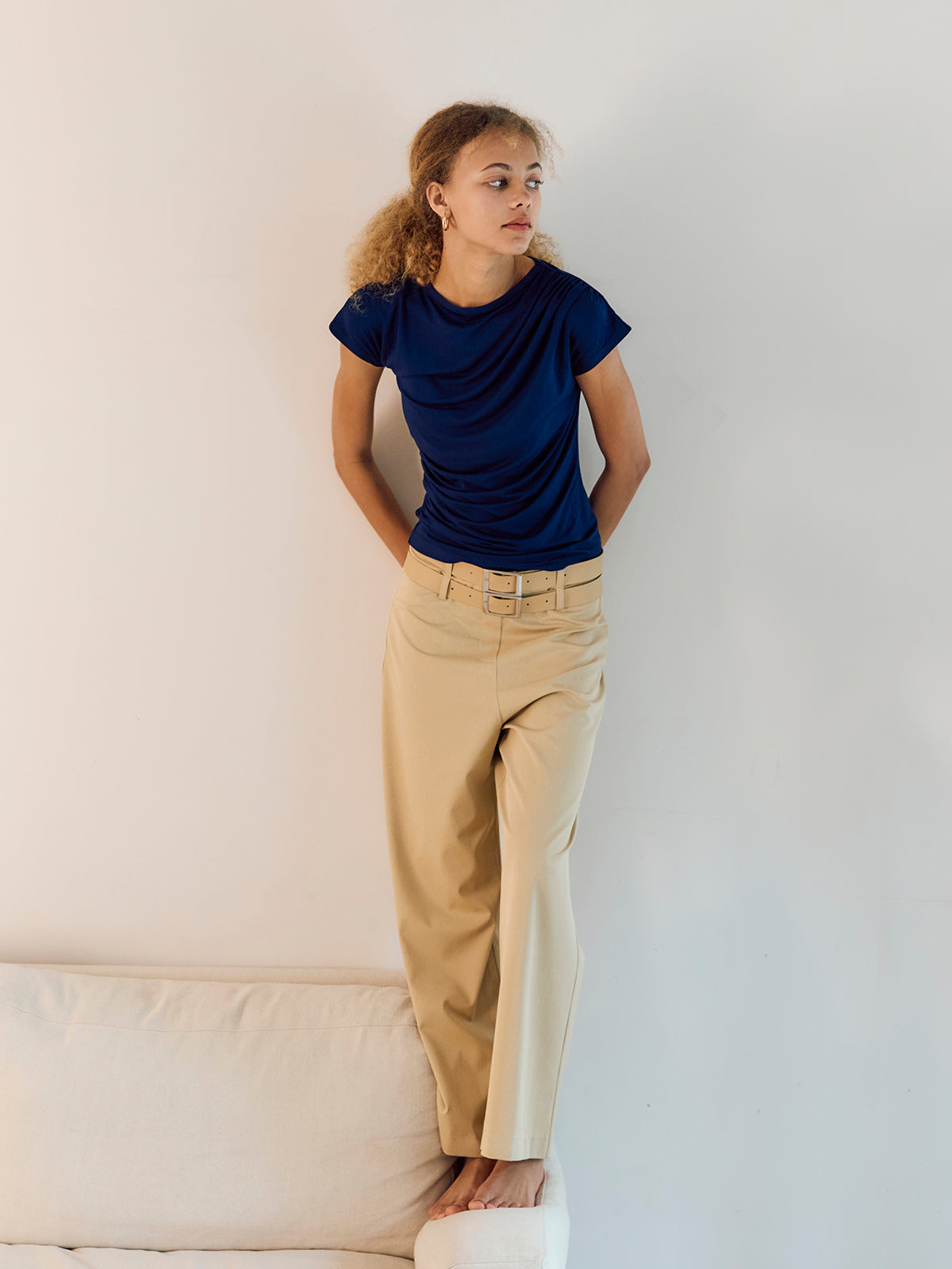 Freddy - Soft drape tee