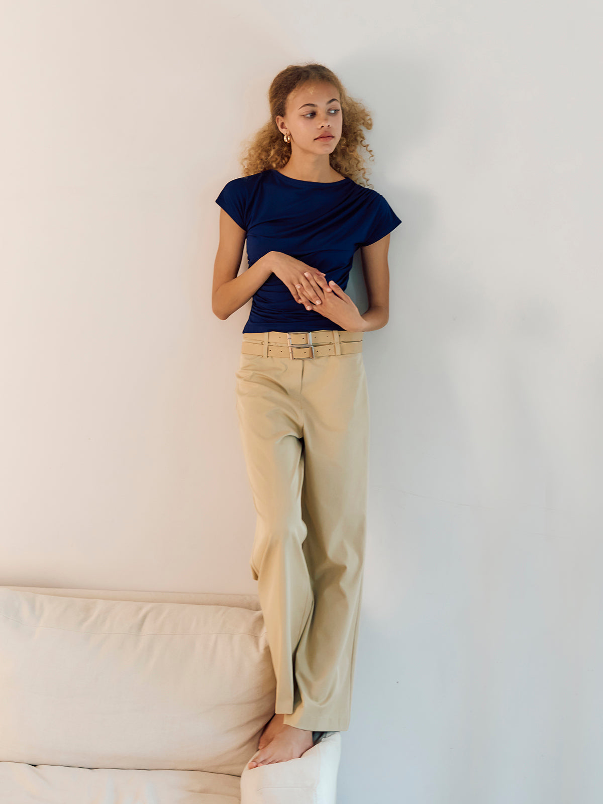 Freddy - Soft drape tee