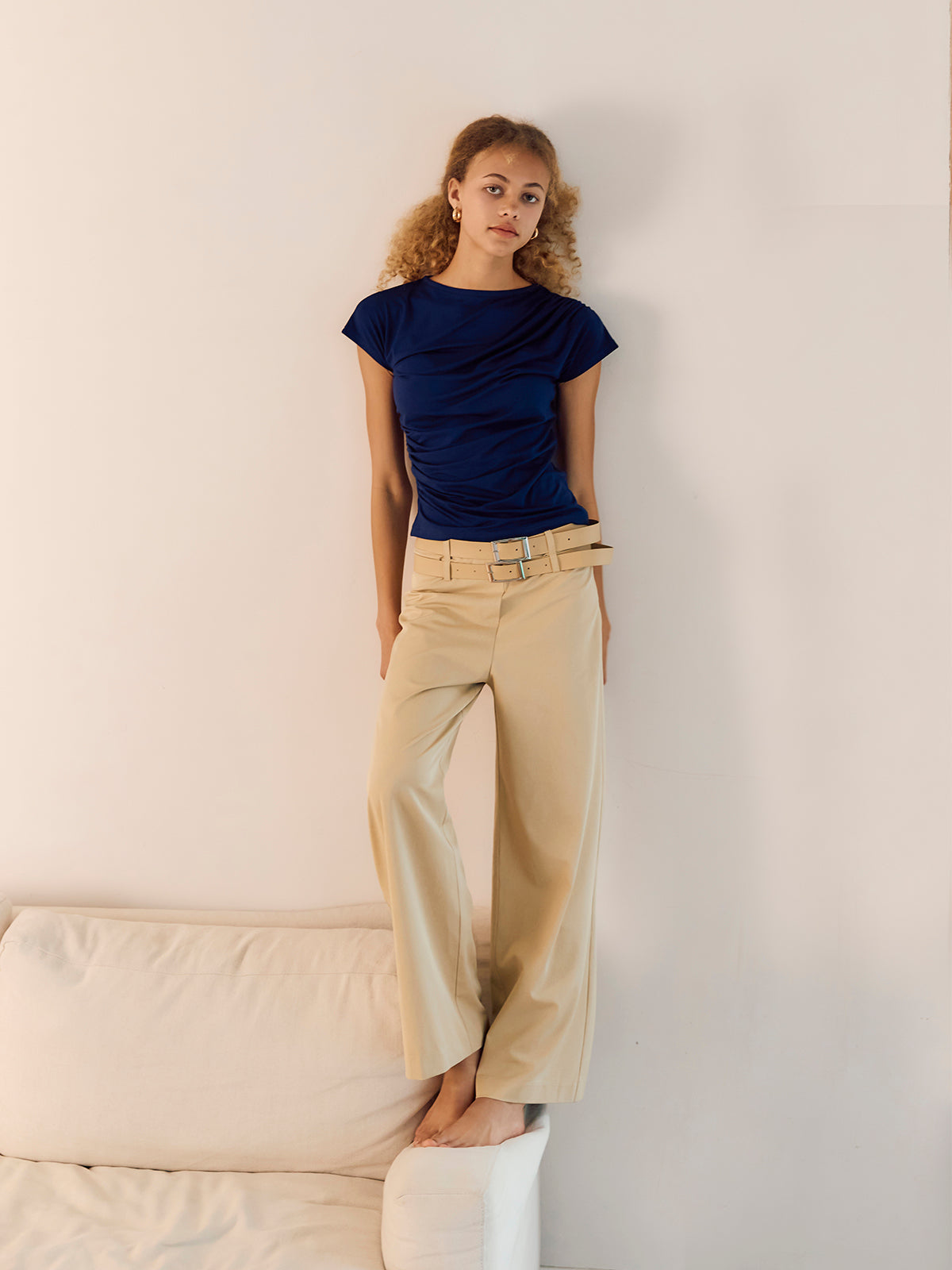 Freddy - Soft drape tee