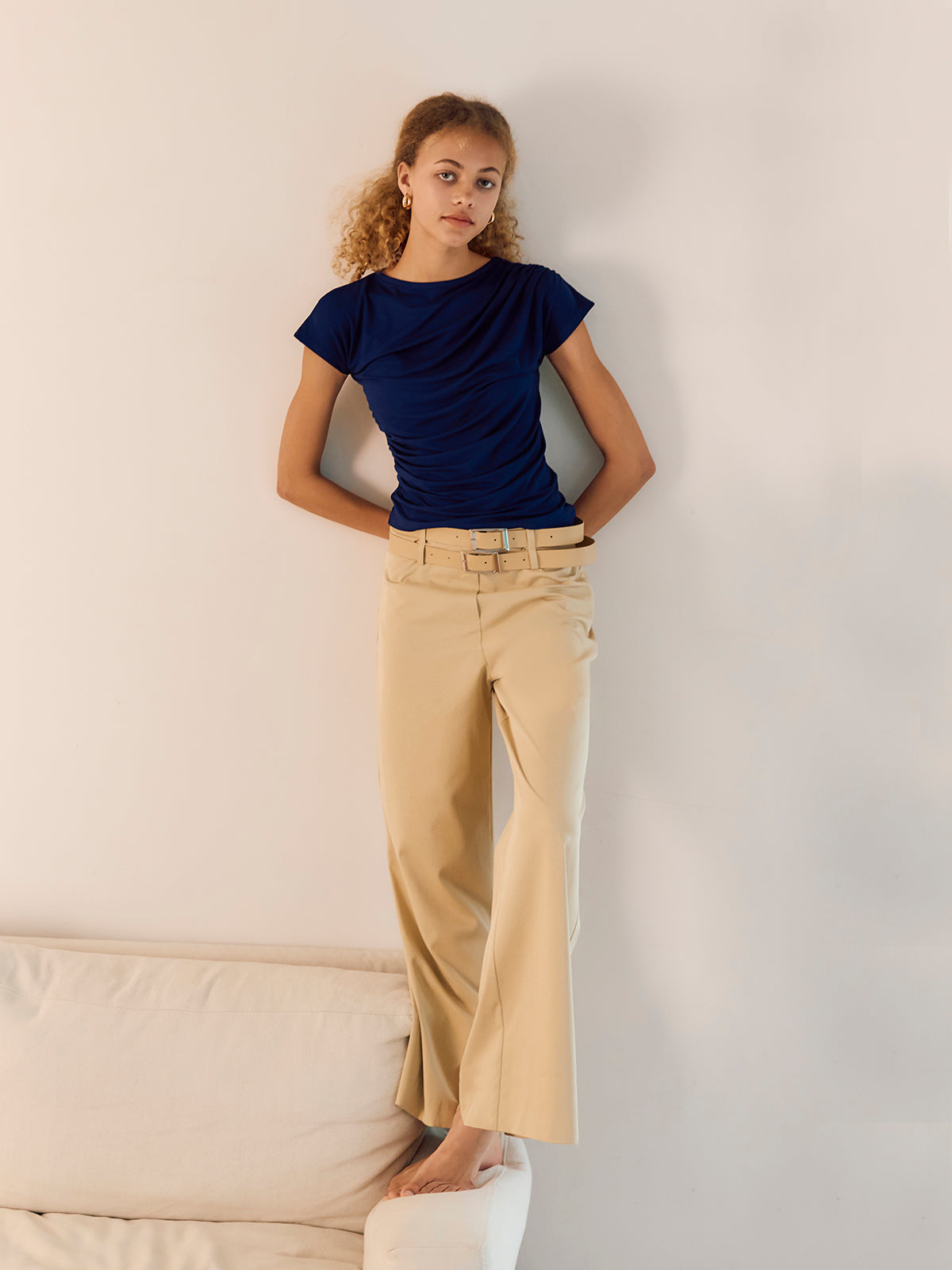 Freddy - Soft drape tee