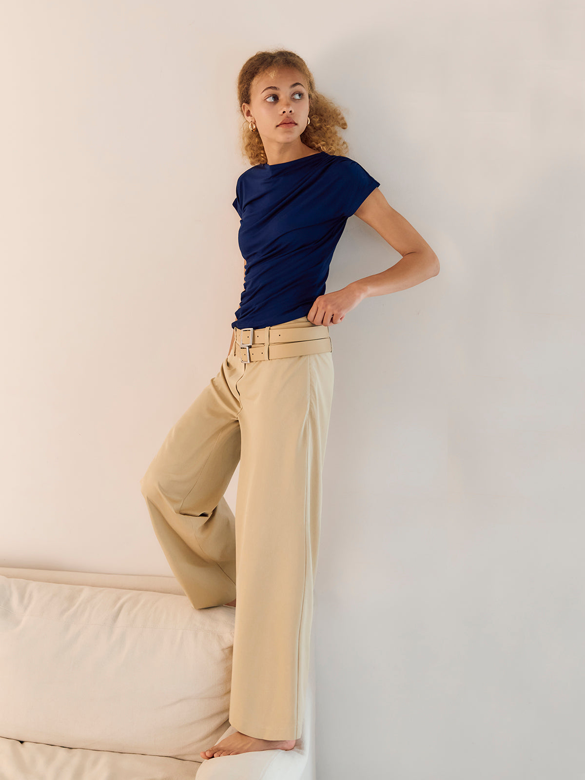 Freddy - Soft drape tee