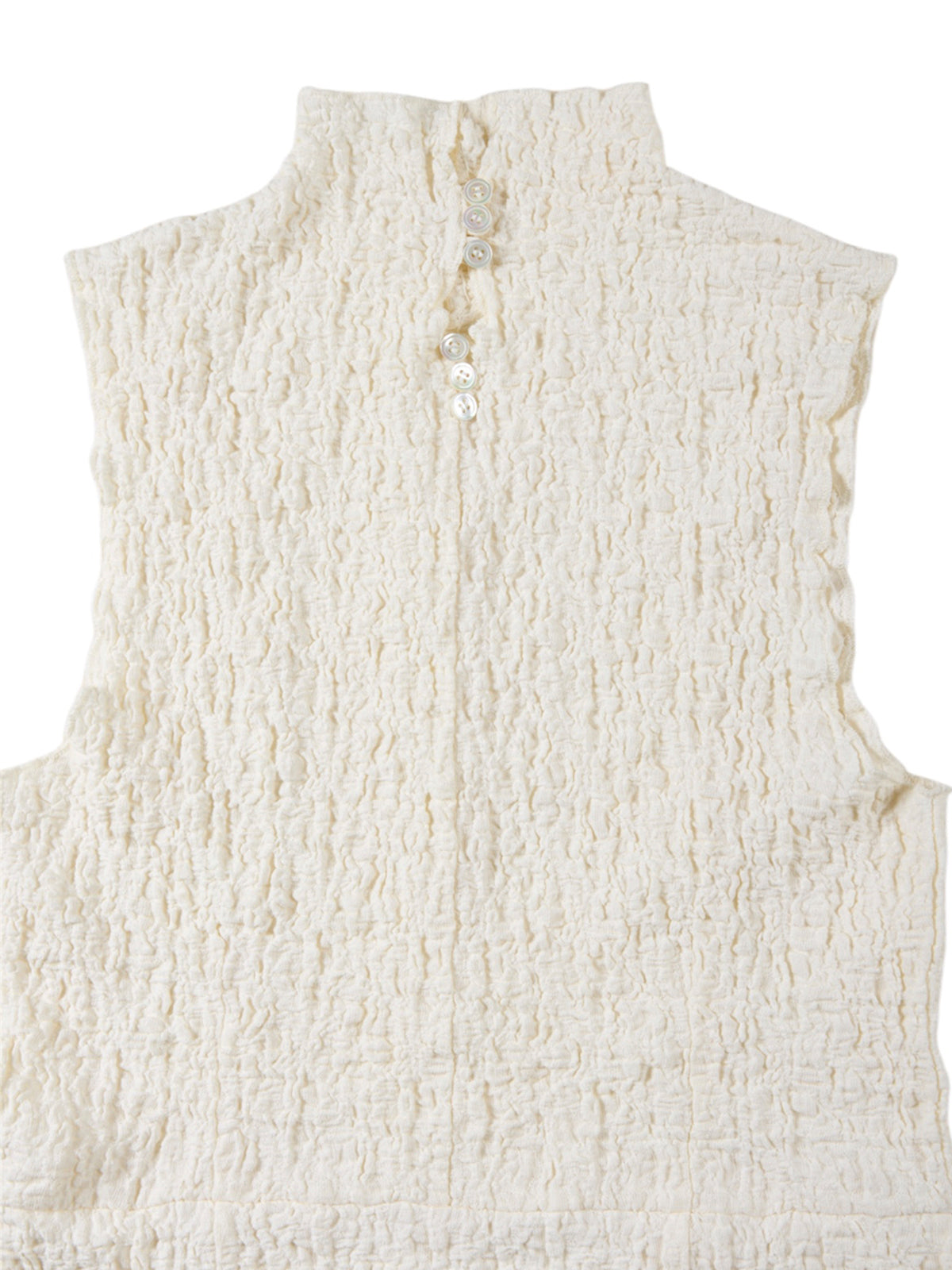 Terrace - high neck sleevelss dress