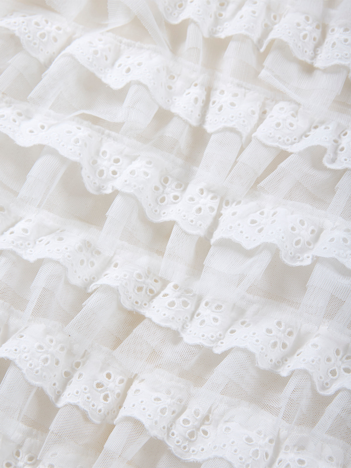 Viata - layered lace skirt